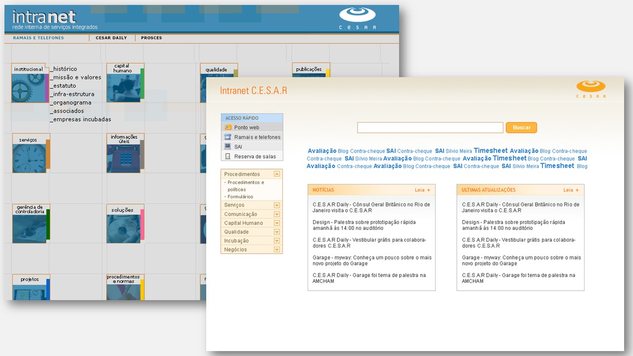 CESAR’s Intranet